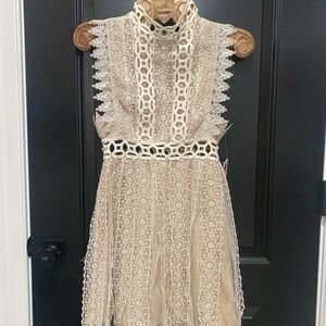 NWTs Free People Lace Dress Size 0